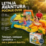 Intex Bazen za Decu Zabavni Park – Tobogan, Palma i Vodopad
