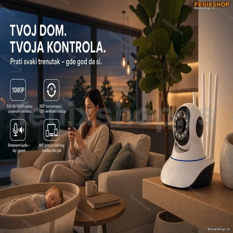 IP HD WIFI Audio Bezicna Kamera 1080P IP HD WIFI Audio Bezicna Kamera 1080P