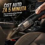 Jak usisivač za auto — kompaktan ručni usisivač za unutrašnjost vozila
