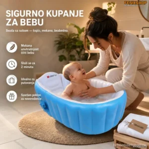 Kada za Bebe na Naduvavanje — Praktična i Sigurna za Kupanje