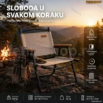 Kamperska rasklopiva stolica – praktičnost i udobnost na svakom koraku