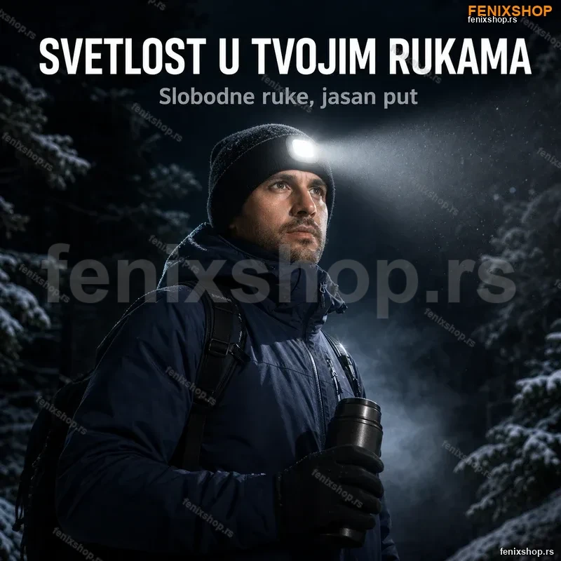 Kapa sa LED Svetlom – USB Punjiva, 3 Režima Osvetljenja Kapa sa LED Svetlom – USB Punjiva, 3 Režima Osvetljenja