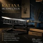 Katana Hladni Čelik 78 cm – Prava Oštrica sa Futrolom