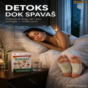 Kinoki Flasteri za Detoks Organizma – 30 Noći Prirodnog Čišćenja