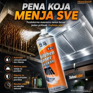 Kitchen Cleaner Foam Spray 500ml 1+1 GRATIS – Moćna pena za odmašćivanje kuhinje
