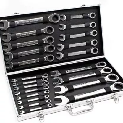 Komplet ključeva sa zvečkom 22 komada, 6–32 mm set ključeva - prednja strana