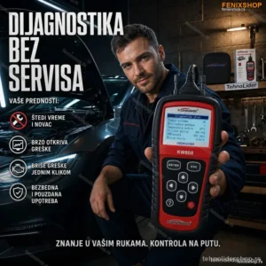 KW808 Auto Dijagnostika OBD2 – Profesionalni Skener Grešaka za Vozila