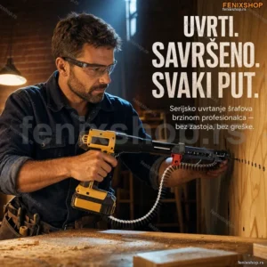 Lančani Adapter za Bušilicu – Precizno Serijsko Uvrtanje Šrafova