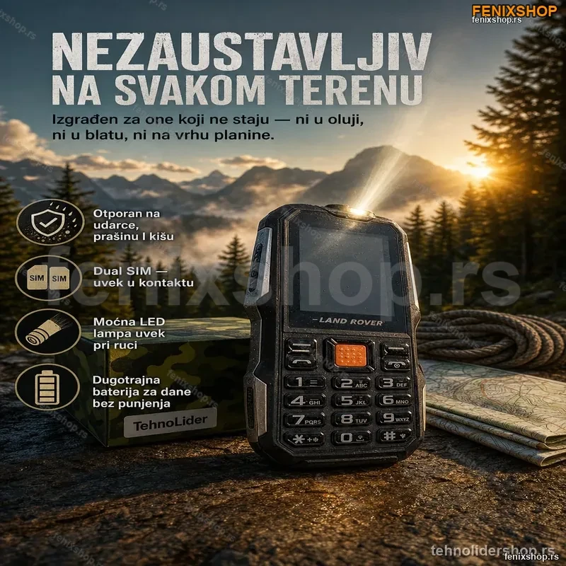Land Rover telefon dual sim C2 Land Rover telefon dual sim C2