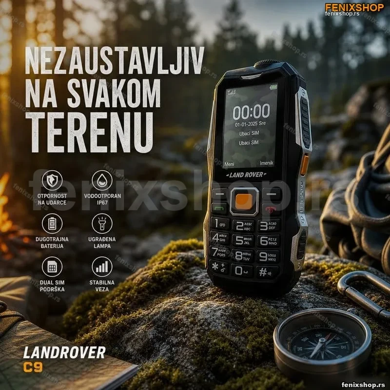 Landrover telefon C9 dual sim Srpski meni Landrover telefon C9 dual sim Srpski meni