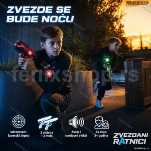 Laser Tag 2 pištolja – Zvezdani Ratnici