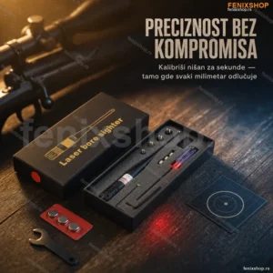 Laserski Nišan za Kalibraciju Oružja – Crveni Laser, Kalibar 22LR do 50