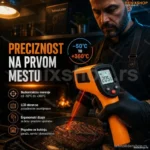 Laserski Termometar za Bezkontaktno Merenje Temperature – Profi