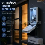LED KeySafe Box – Zidni Sef za Ključeve sa Šifrom i LED Svetlom