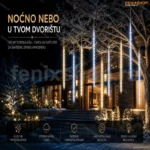 LED meteorska kiša rasveta - 8 Štapova