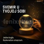 LED Sfera Lumaball — Kristalna Kugla sa Projekcijom Svemira