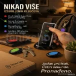 Lokator Ključeva sa Zvučnim Signalom – Set od 4 Privezka