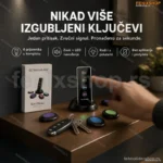 Lokator za Ključeve – Aparat za Pronalaženje sa 4 Prijemnika