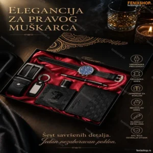 Luksuzni poklon set za muškarce 6u1 – Elegancija u svakom detalju