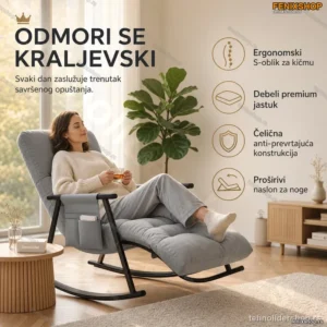 Lux Relax Nordijska stolica ljuljaška