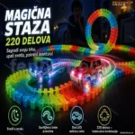 Magična staza 220 delova sa DVA autica / Magic tracks