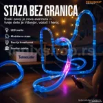 Magični svetleći auto sa podesivom stazom