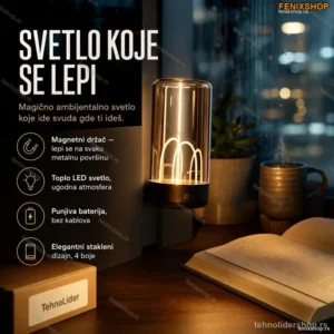 Magnetna Kvantum Lampa – LED Lampa sa Magnetnim Držačem