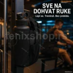 Magnetna torba za teretanu — lepi se za sprave, vodootporna, više pregrada