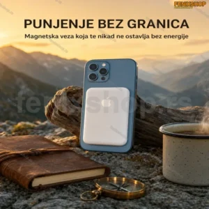 MagSafe Power Bank 5000mAh za iPhone 14 — magnetni punjač