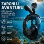 Maska za ronjenje sa drzacem za Gopro kameru