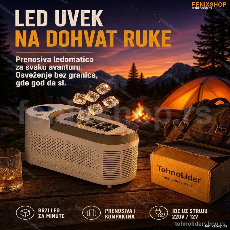 Mini Aparat za Led – Prenosivi Ledomat za Dom, Auto i Kampovanje Mini Aparat za Led – Prenosivi Ledomat za Dom, Auto i Kampovanje
