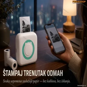Mini prenosni štampač za telefon Handy Print – Bluetooth štampač bez mastila