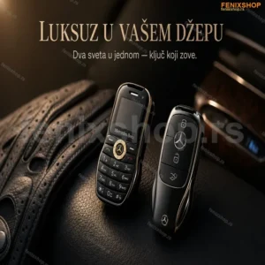 Mini telefon Mercedes Benz oblika ključa – Dual SIM sa