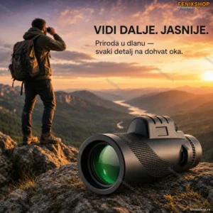 Monokularni teleskop HiperOptic – džepni teleskop visokog uvećanja