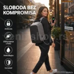 Multifunkcionalni Sigurnosni Gradski Ranac sa USB Portom i Antikrađa Zaštitom