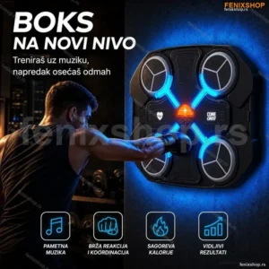 Muzička Tabla za Boks + Rukavice za boks