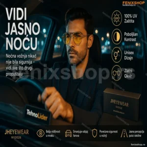 Naočare za Noćni Vid JHEYEWEAR NV3026 – UVA&UVB 100% Zaštita