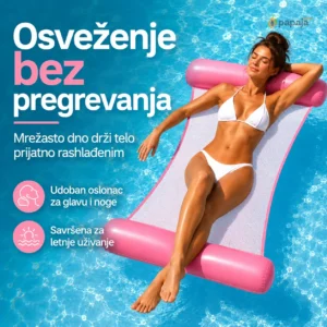 Napuhavajuća vodena ležaljka 130x70 cm – set 1+1 gratis
