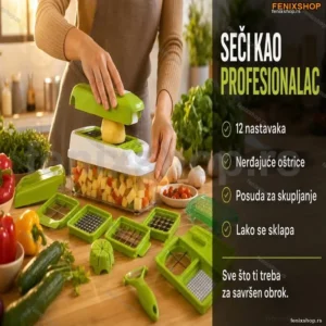 Nicer Dicer Plus – Multipraktični super secko