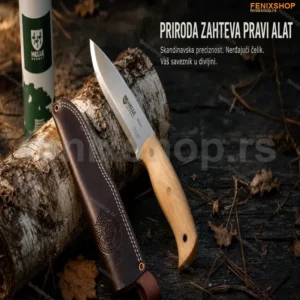 Nož od čelika 14C28N sa Scandi brusom, 285 mm