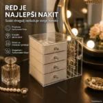 Organizer za nakit sa fiokama – kutija za odlaganje nakita
