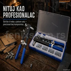 Oxford Set Klešta za Pop Nitne – Komplet 86 Delova sa Priborom