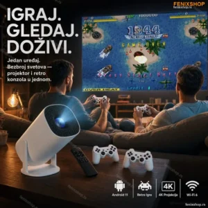 P30 MAX Android Projektor i Retro Konzola