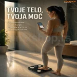 Pametna Bluetooth Vaga sa 17 Telesnih Parametara – Preciznost 0,1 kg