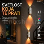 Pametne zidne lampe sa senzorom – 2 komada