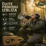 Parabolički Mikrofon za Posmatranje Prirode sa Slušalicama