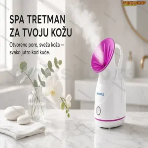 Parna stanica za lice i inhalator 2u1