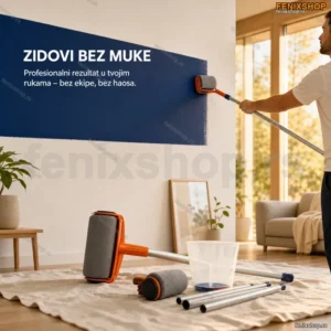 Pintar Facil Valjak za Krečenje – Profesionalni Set sa Aluminijumskom Drškom