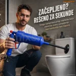 Pištolj za Čišćenje Odvoda – Pneumatski Čistač Začepljenih Cevi