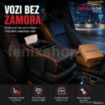 Podloga za Naslon za Ruke u Automobilu – PU Koža, Memorijska Pena